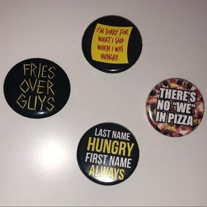 4 Hot Topic Pins
